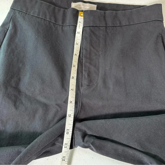 Everlane Work Pants Cropped Trousers Stretch Black Women’s Size 2 Office Career - Picture 5 of 8